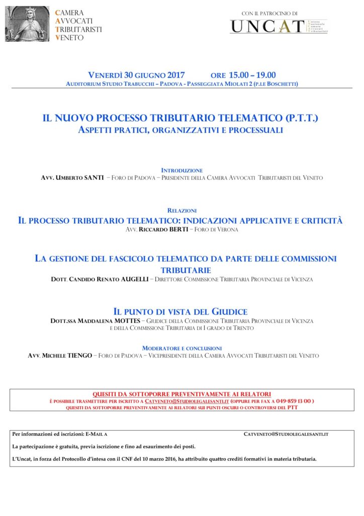 Il nuovo processo tributario telematico: aspetti pratici e processuali