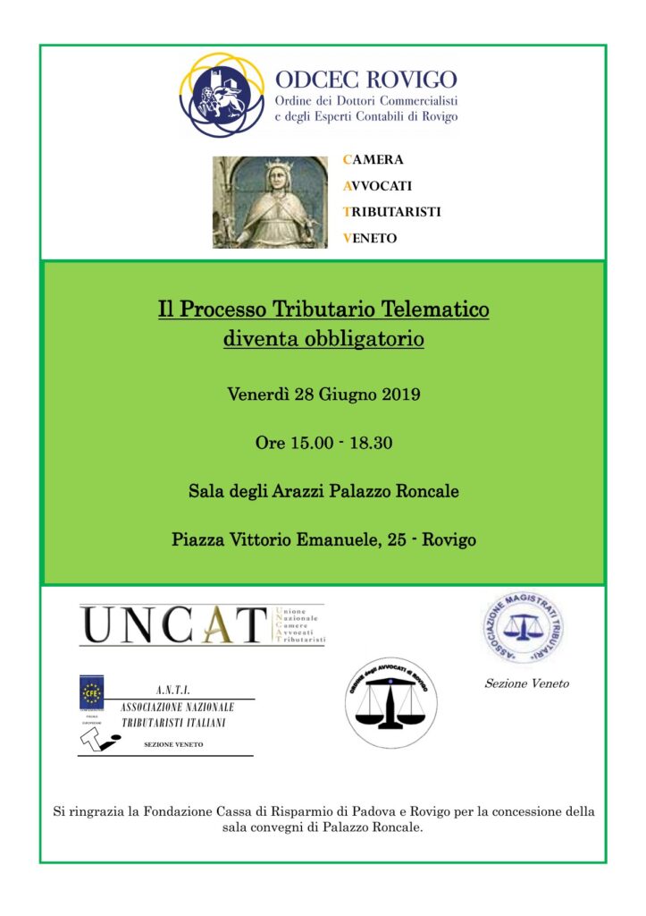 Il processo tributario telematico diventa obbligatorio