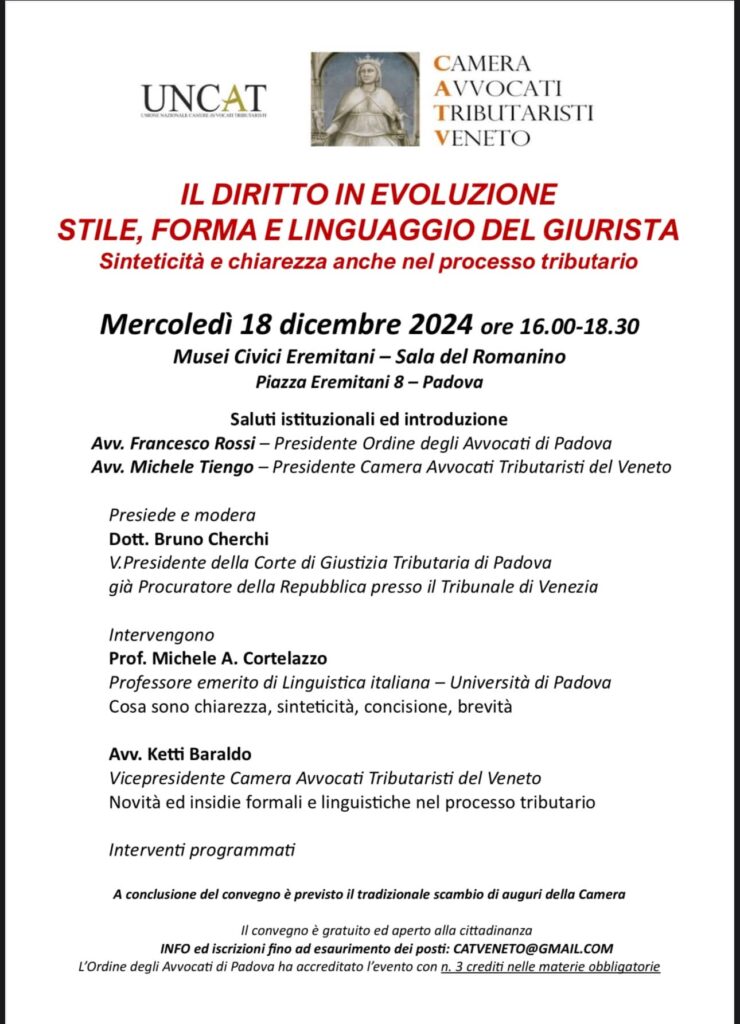 Il diritto in evoluzione: stile, forma e linguaggio del giurista