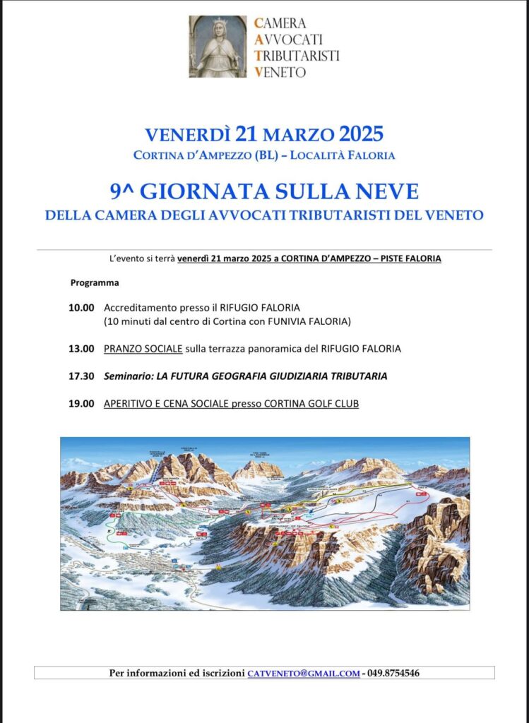 9ª Giornata sulla neve della Camera degli Avvocati Tributaristi del Veneto