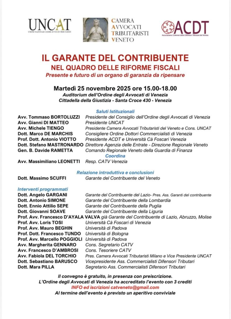 Il Garante del contribuente nel quadro delle riforme fiscali