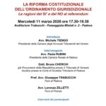 2026 03 11 Riforma Costituzionale Locandina
